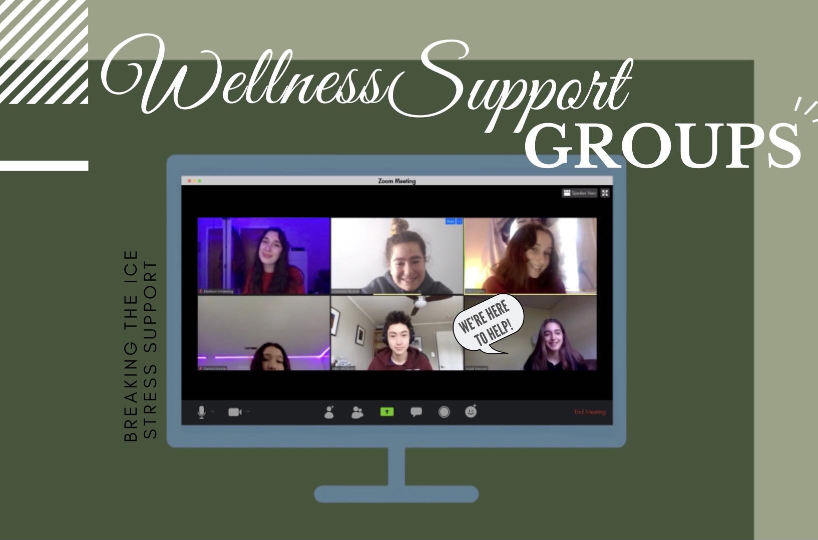 Wednesday Wellness Groups: Breaking the Ice & Stress Support Group