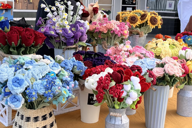 Petaling Away from Flowers on Valentines